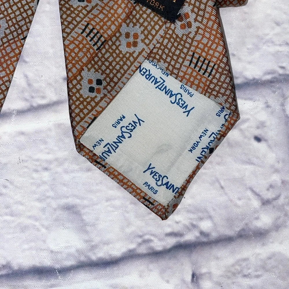 Yves Saint Laurent Vintage Silk Tie
